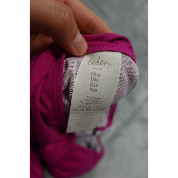 Boden Women's Size 6 US Magenta Pink Rhodes Swimsuit - Picture 6 of 6